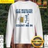 if it involves beer and bows count me in sweater