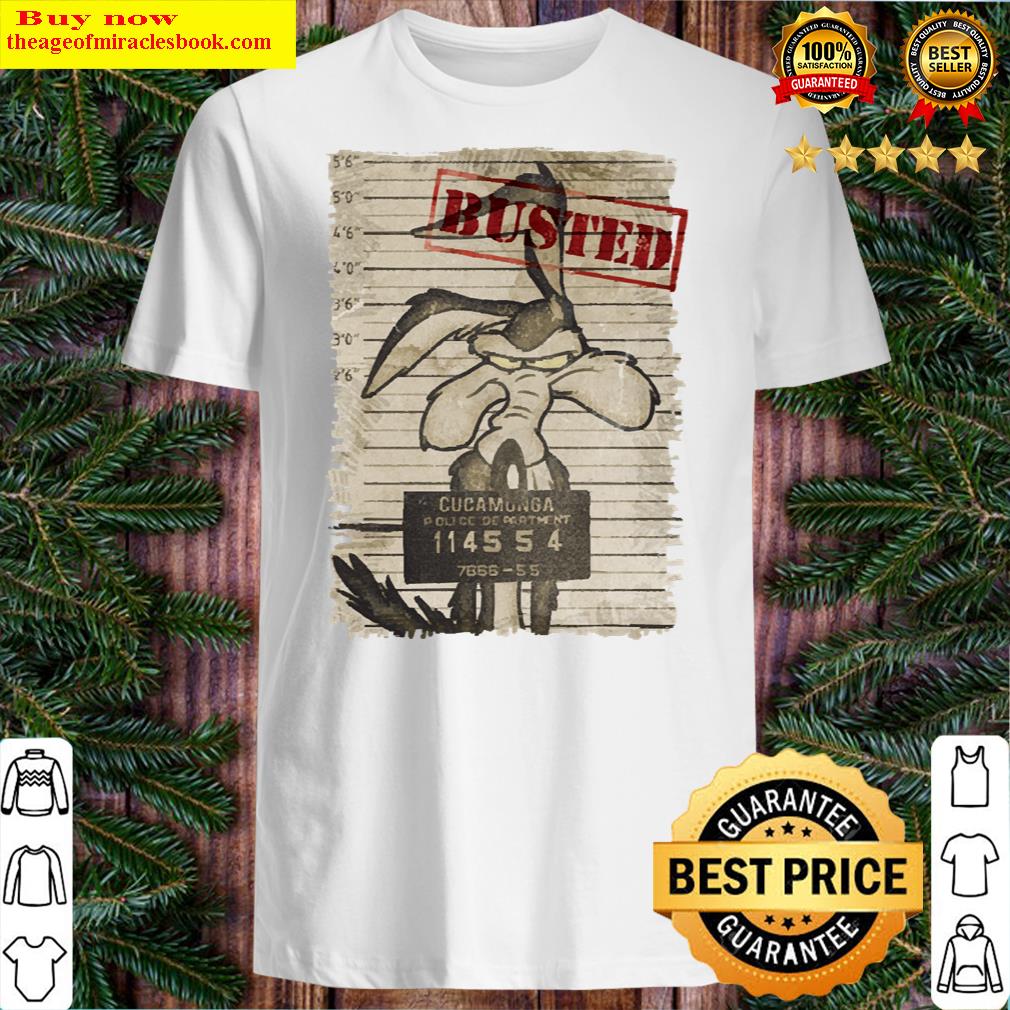 Looney Tunes Wile E. Coyote Busted Shirt