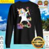mechanical unicorn dabbing sweater
