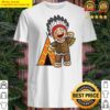 native american gingerbread man chieftain tipi shirt