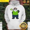 panda as painter with paintbrush hoodie