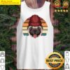 pug dog retro vector illustration tank top