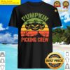pumpkin picking crew shirt