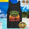 pumpkin picking crew tank top