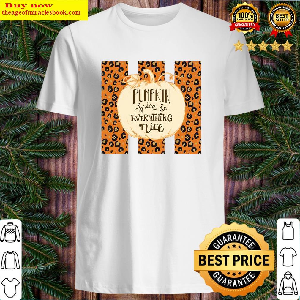 Pumpkin Spice & Everything Nice Graphic Shirt