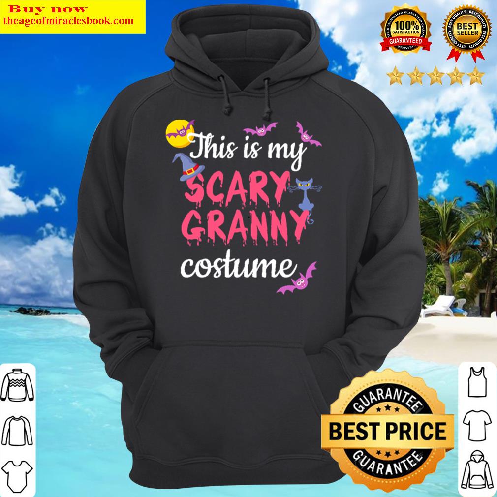 scary granny halloween hoodie