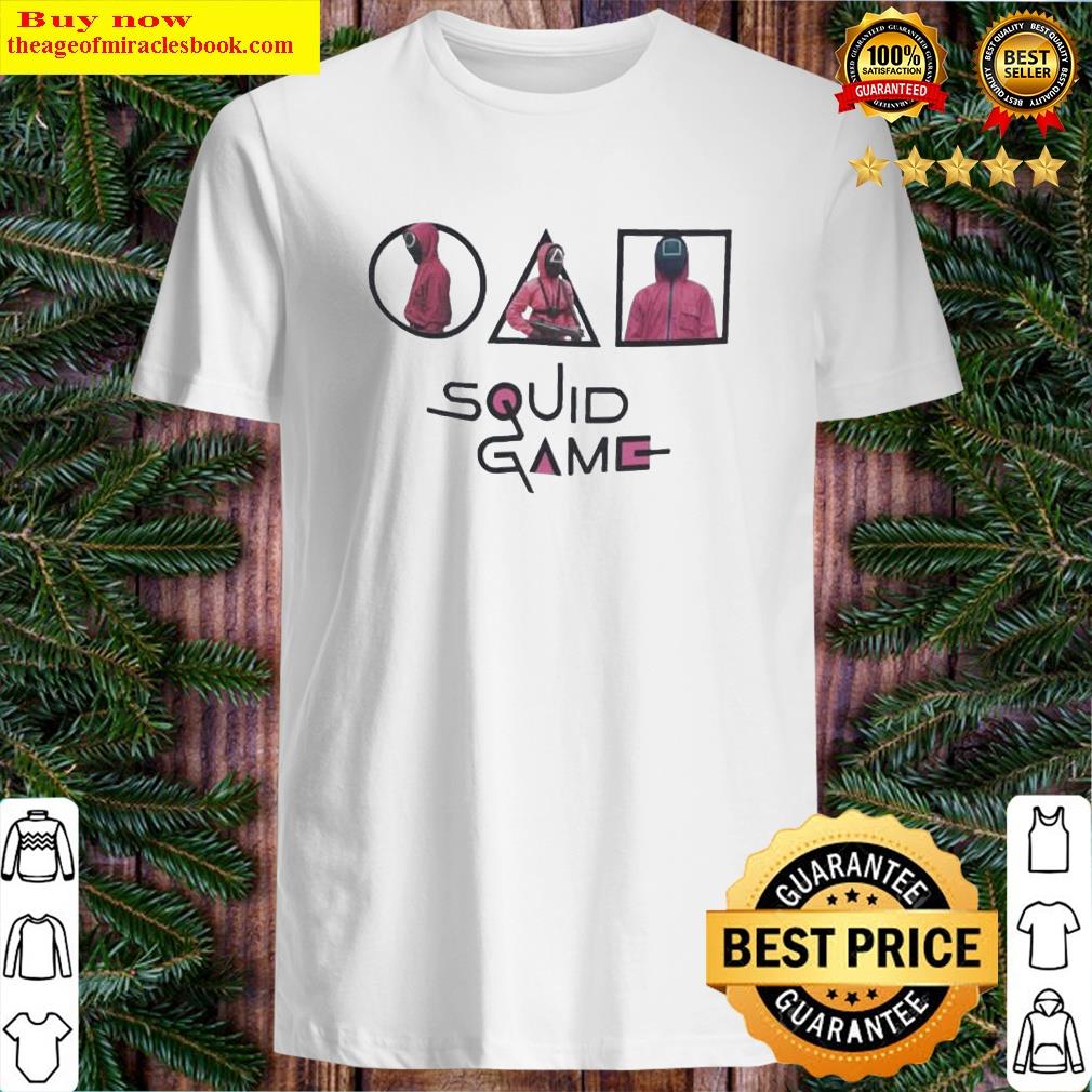Squid Game Game Symbols Pink Guards Shirt