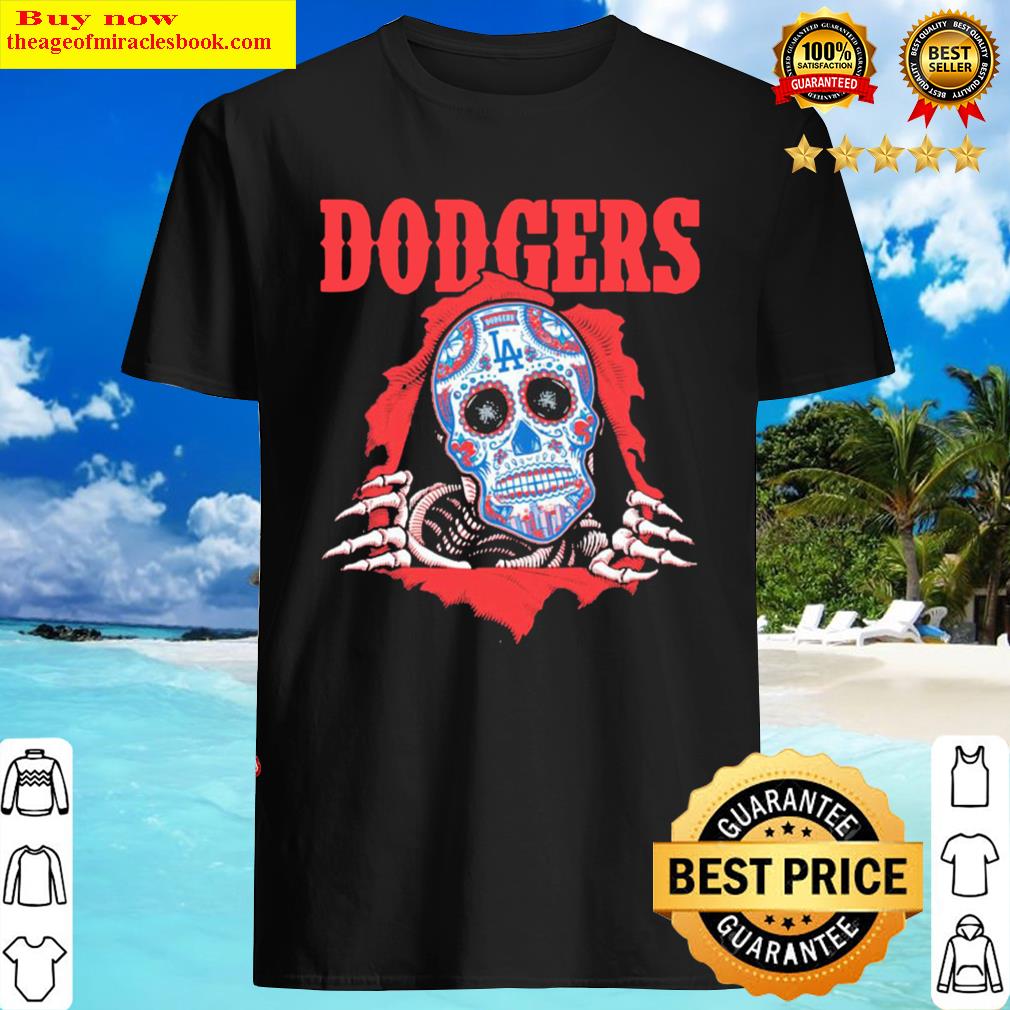 Sugar Skull Dodgers Shirt