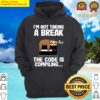 the code is compiling funny sloth programming nerd hoodie