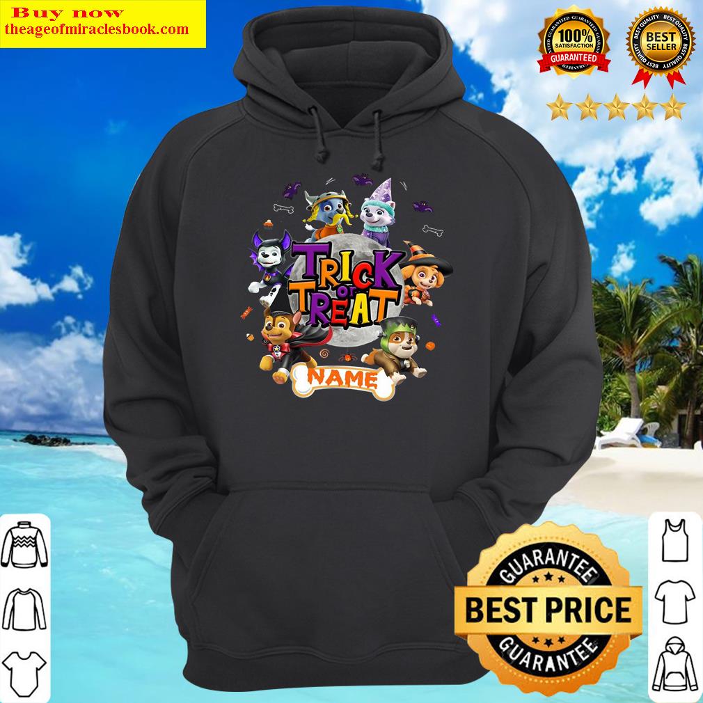 trick or treat name hoodie