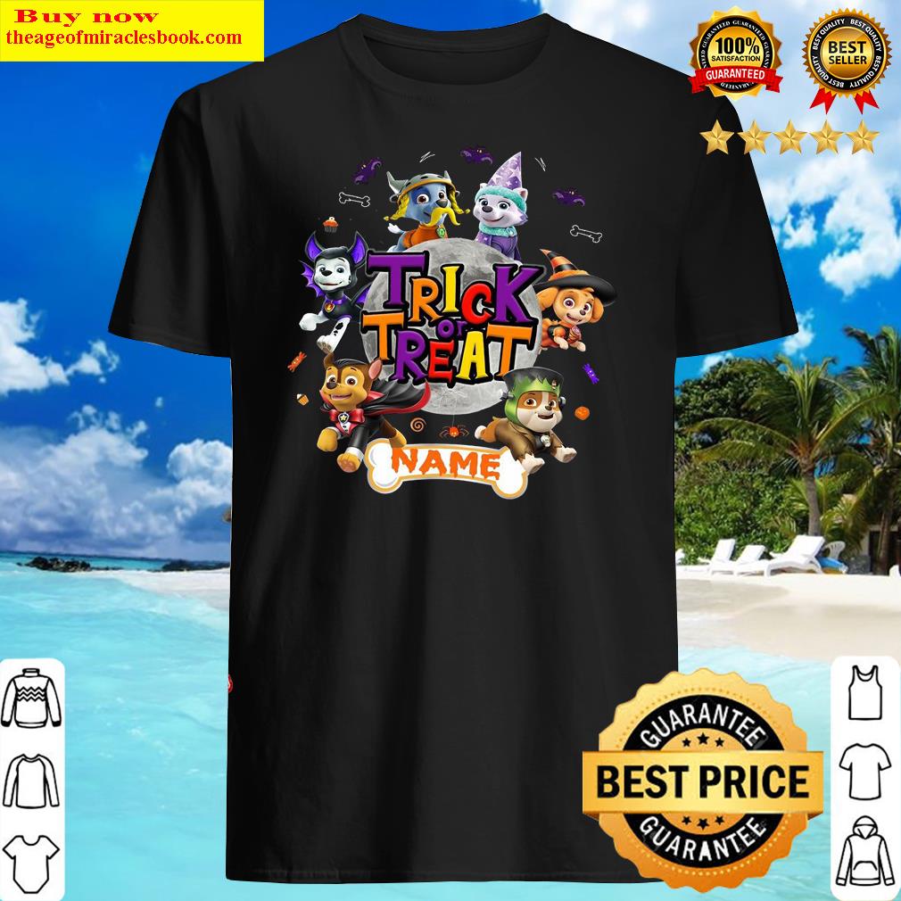 Trick Or Treat Name Shirt