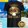 vert der ferk retrocolor shirt
