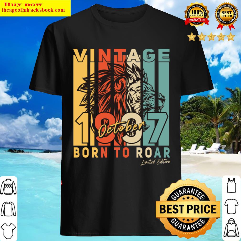 Vintage 1997 October Gift Idea Shirt