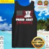 vintage army emblems tank top