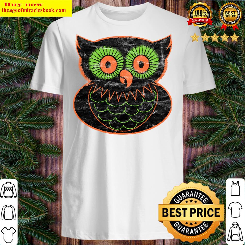 Vintage Halloween Owl Shirt Vintage Halloween Owl Shirt