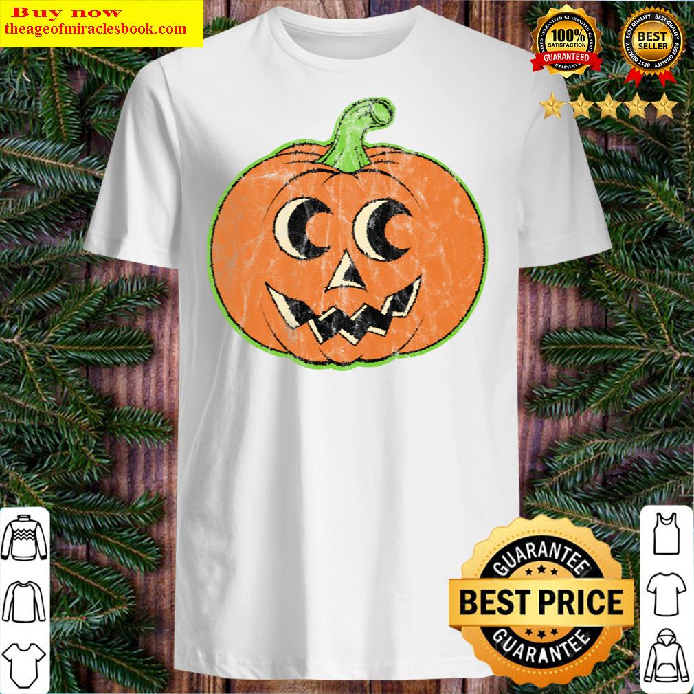 Vintage Halloween Pumpkin Shirt