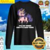 weird unicorn weirdo joke sweater