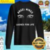 angel wings eyelashes sweater