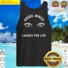angel wings eyelashes tank top