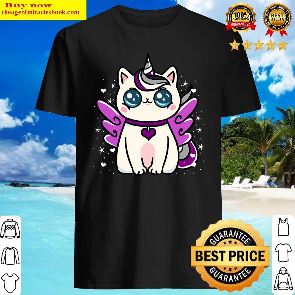 Asexual Caticorn Ace Pride Shirt Asexual Caticorn Ace Pride Shirt