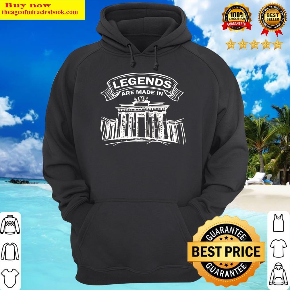 brandenburg gate berlin legend hoodie