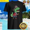 captain trex pirate dinosaur shirt