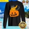 cat in a pumpkin sweater