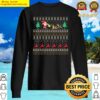 chasing santa german shepherds christmas sweater