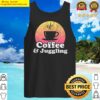 coffee and juggling tank top
