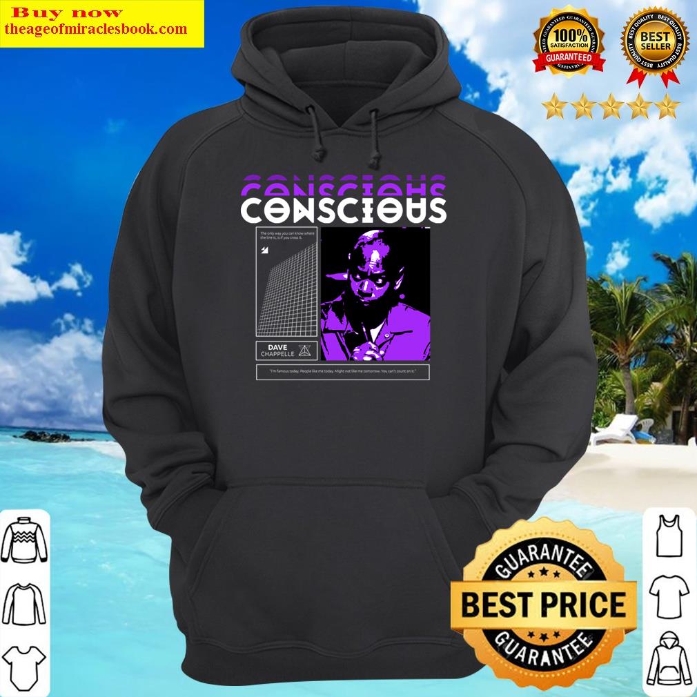 conscious purple dave chappelle hoodie