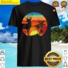 deer retro sunset shirt
