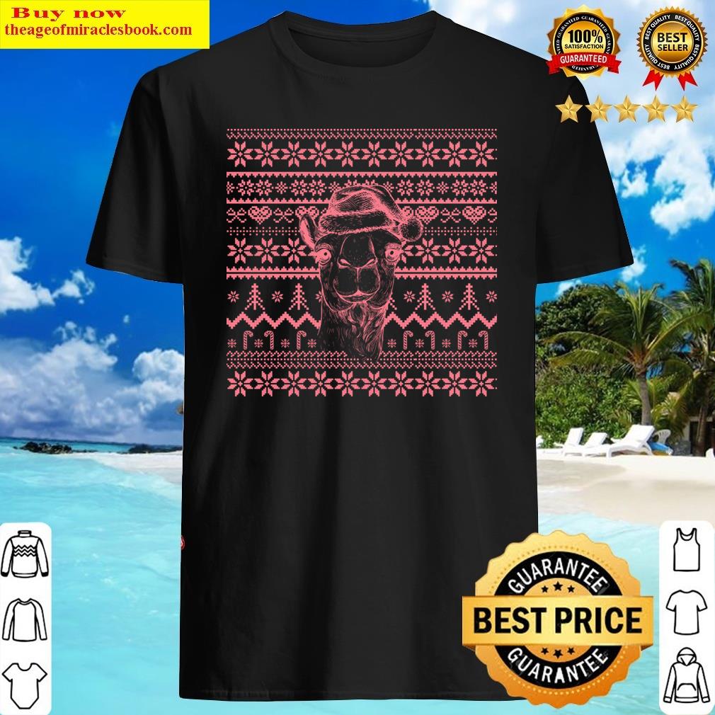 Desert Camel Santa Hat Christmas Shirt Desert Camel Santa Hat Christmas Shirt