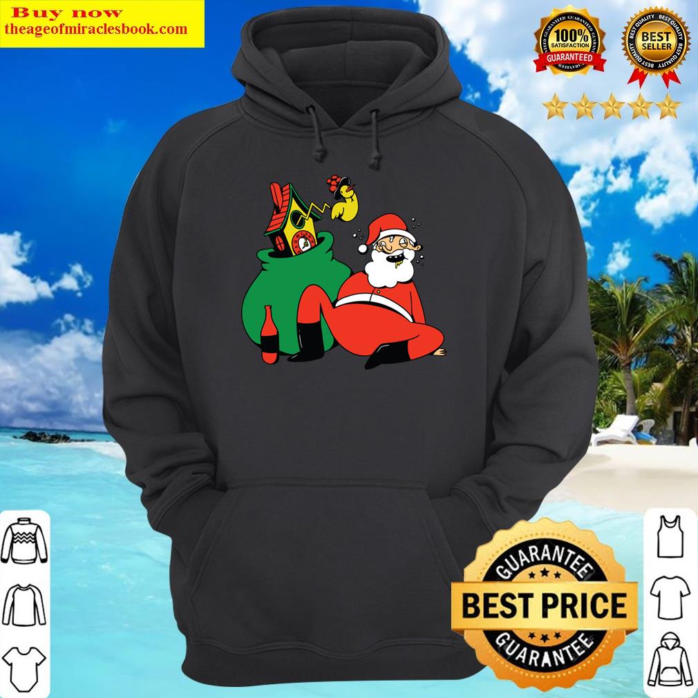 drunk santa claus hoodie