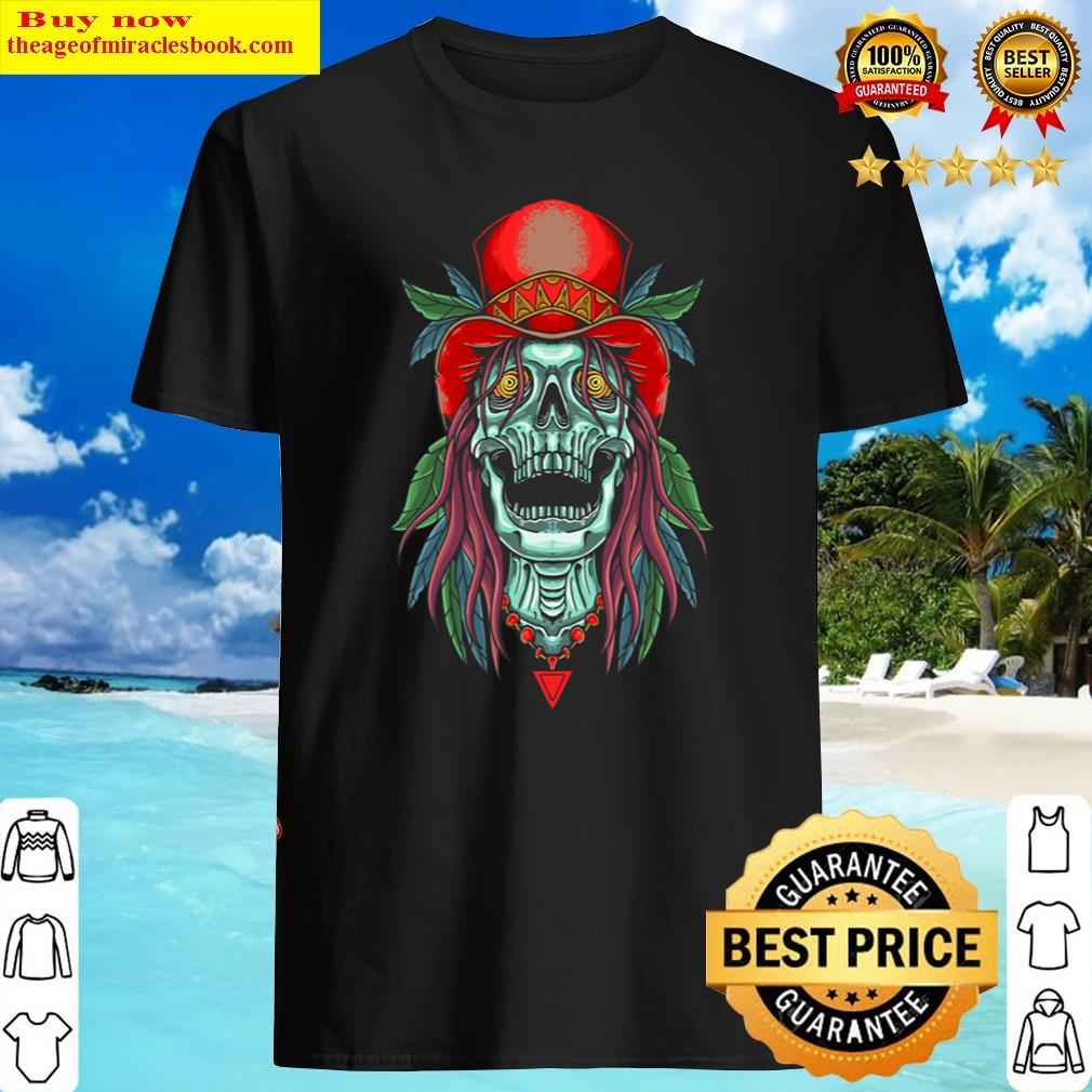 Exotic Skull Head Tropical Shirt