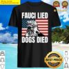 fauci lied shirt