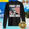 fauci lied sweater