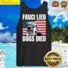 fauci lied tank top