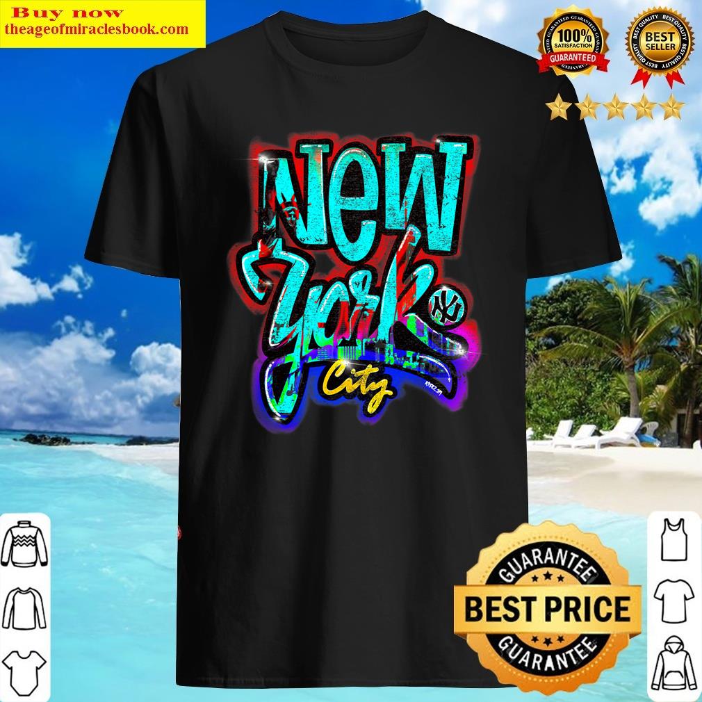 Graffiti-style New York City Shirt Graffiti-style New York City Shirt