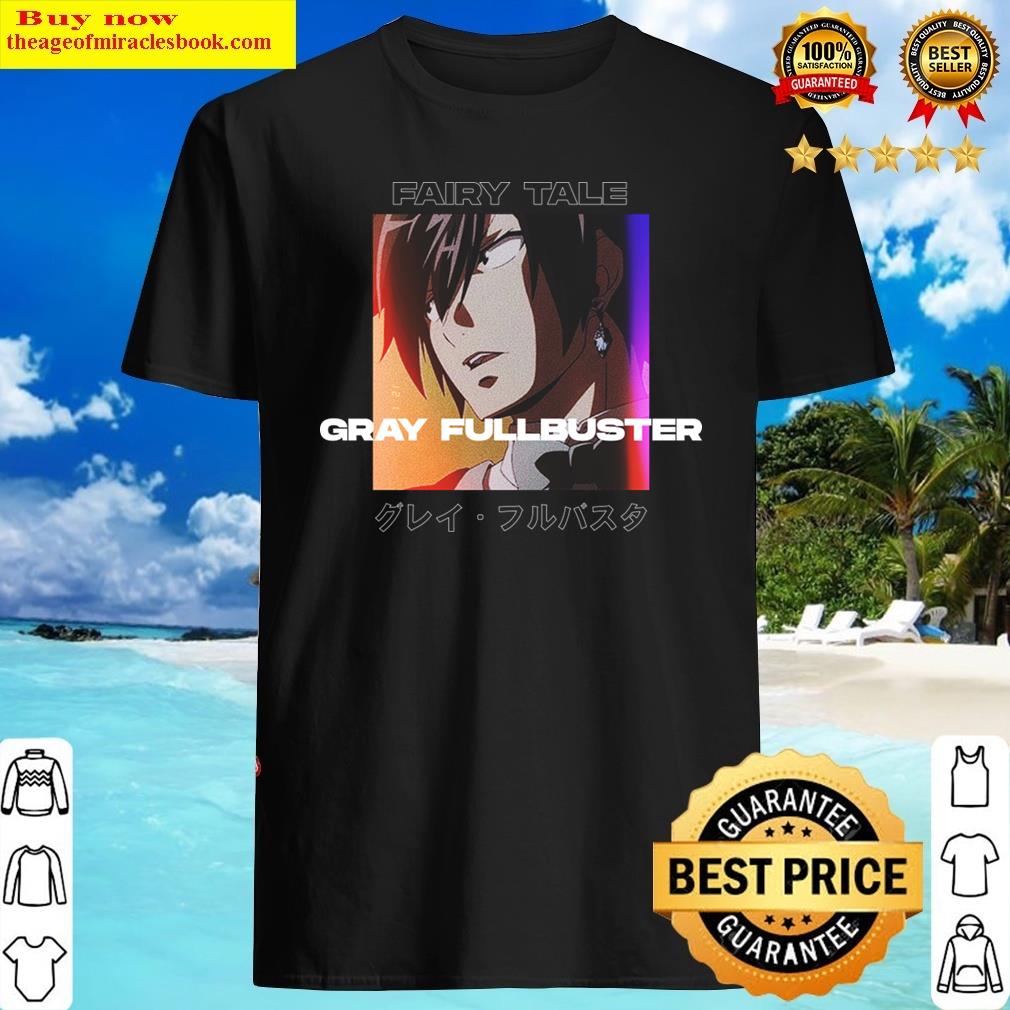 Gray Fairy Tail Shirt Gray Fairy Tail Shirt