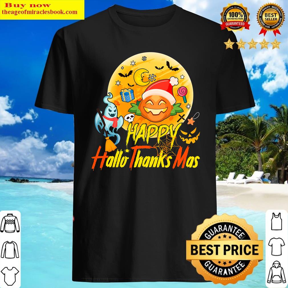 Happy Halloween Scary Pumpkin Ghost Shirt