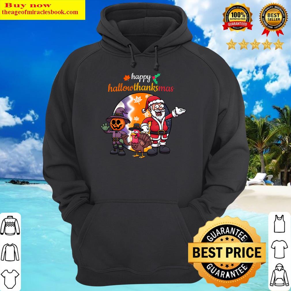 happy hallowthanksmas hoodie