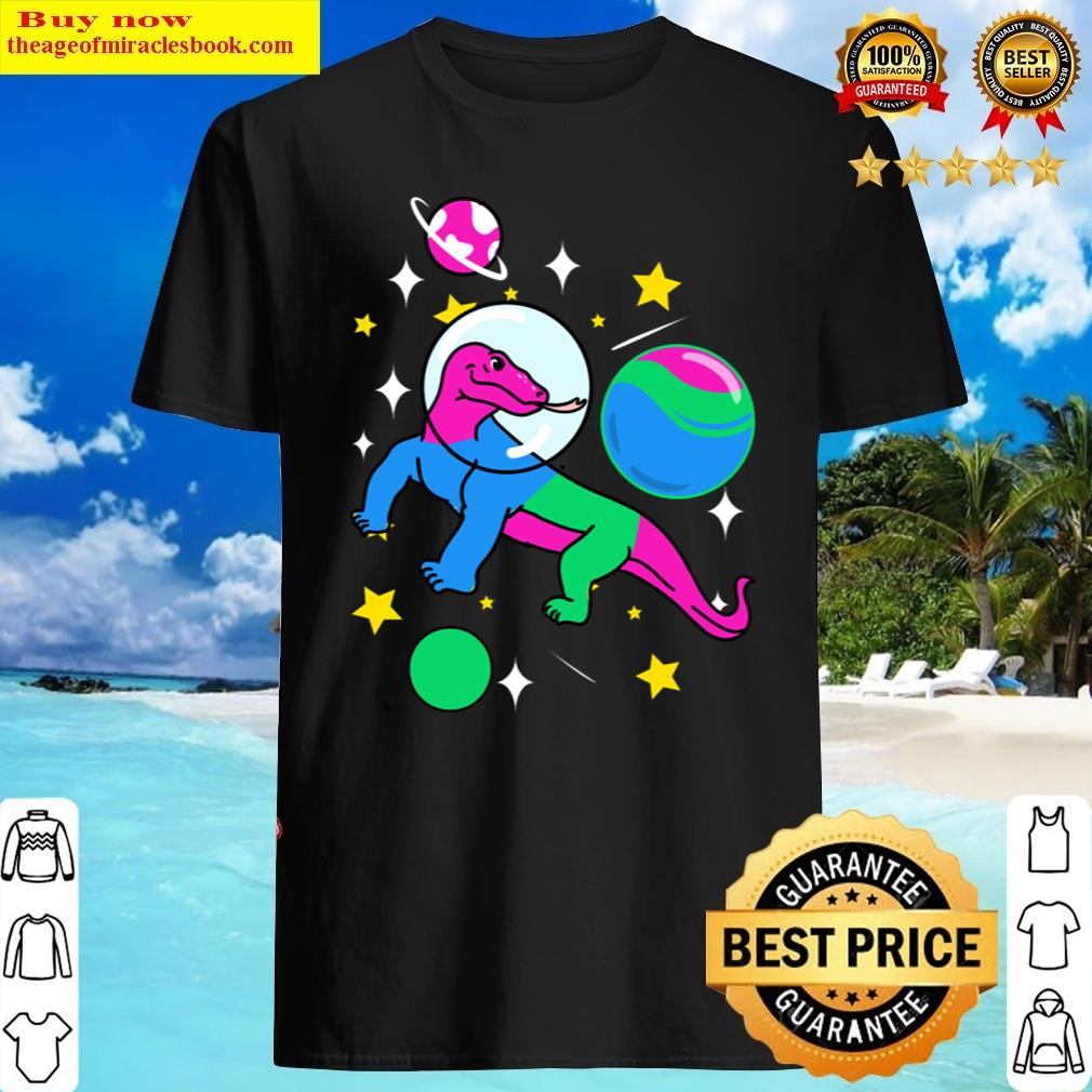 Komodo Dragon Astronaut Polysexual Pride Shirt