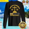 lawyer in progress please wait sweater