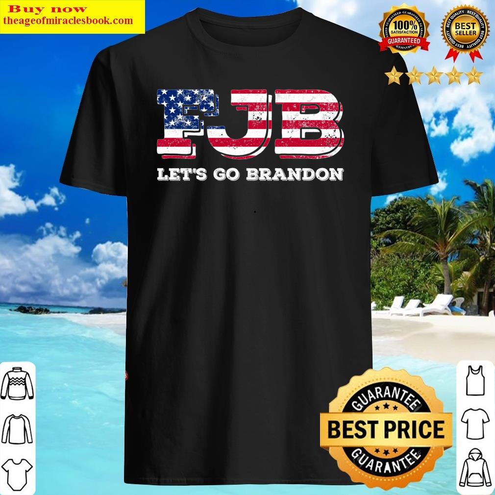 Lets Go Brandon American Flag Impeach Biden Shirt