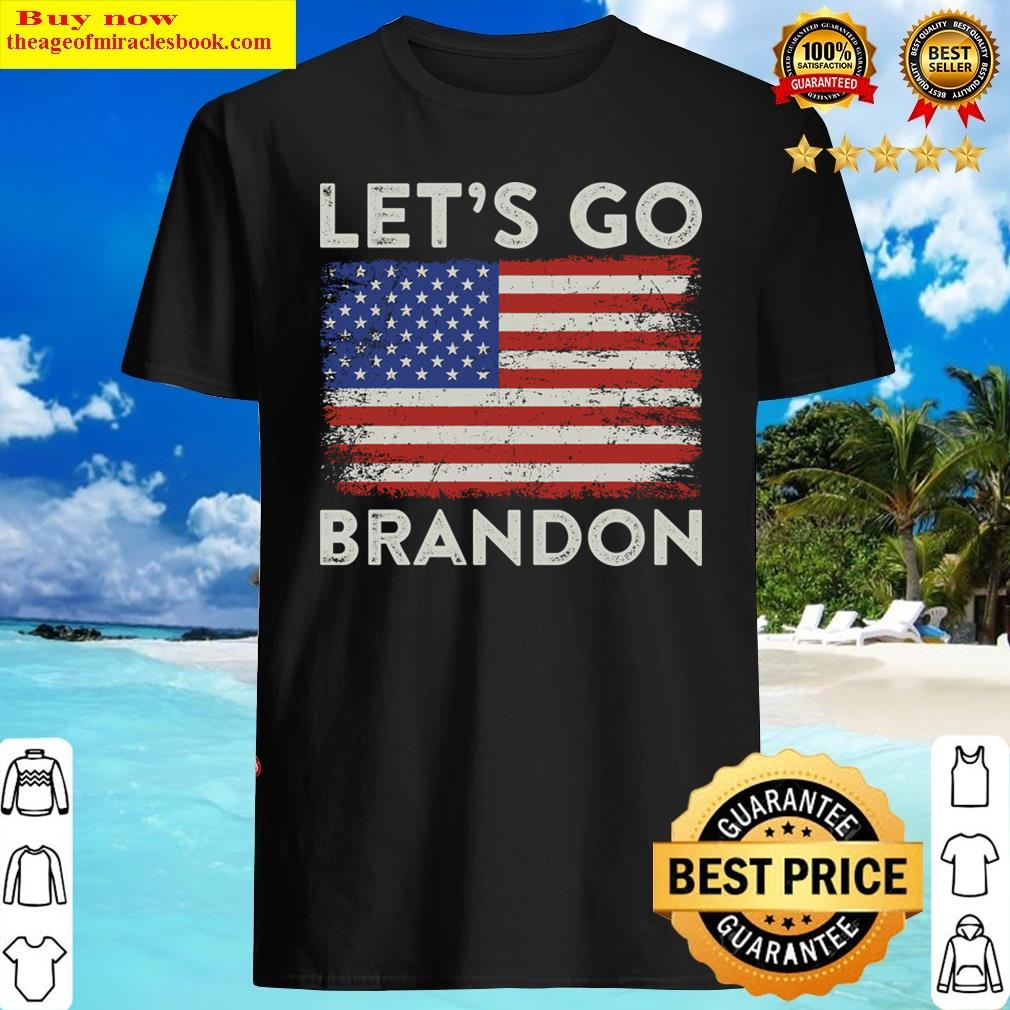 Lets Go Brandon American Flag Shirt