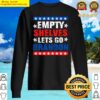 lets go brandon empty shelves sweater