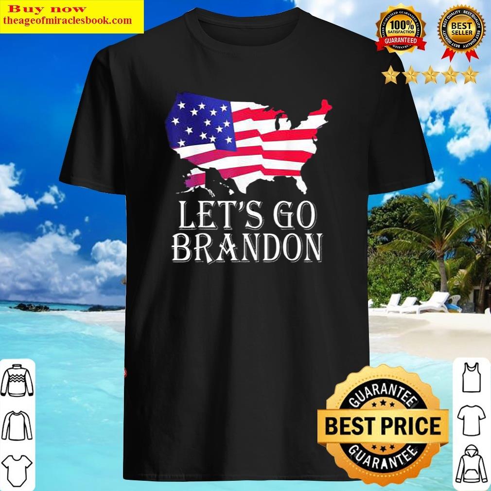 Let’s Go Brandon Flag Usa Tee Shirt