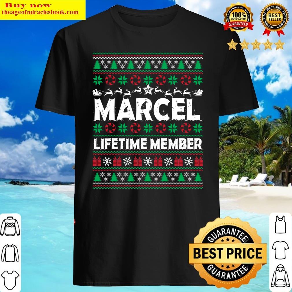 Marcel Lifetime Member Ugly Christmas First Last Name Shirt