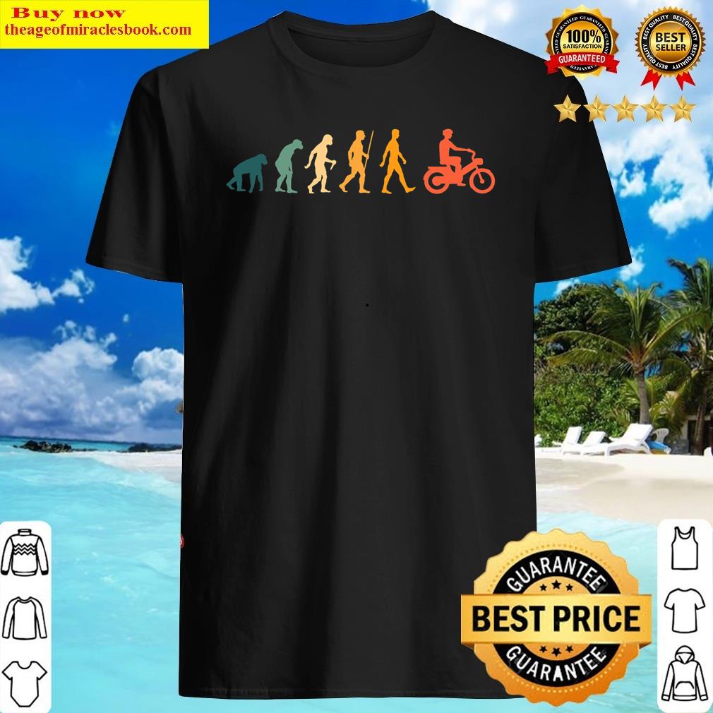Moped Evolution Retro Moped Development Moped Driver Shirt