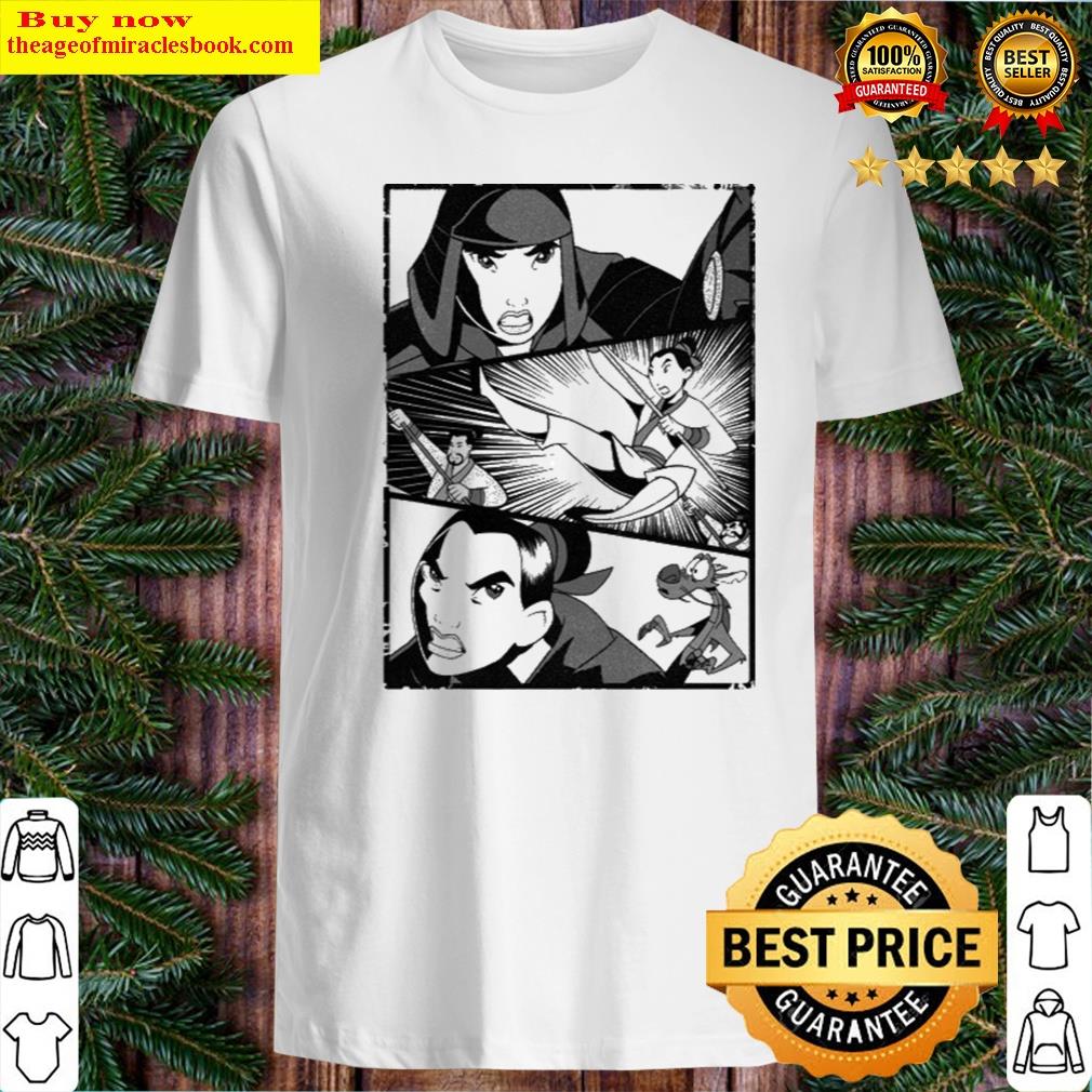 Mulan Angry Warrior Princess Panel Pullover Shirt